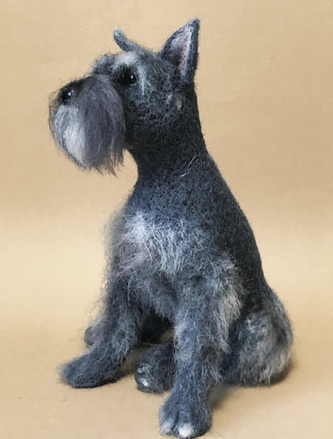 CUSTOM DOG from Photo, Felted Dog, Felt Toy Dog, Custom 3D Dog Statue, Pet Portrait, Dog Mom, Dog Sculpture, Dog Lovers Gift