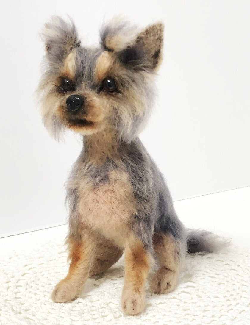 CUSTOM DOG from Photo, Felted Dog, Felt Toy Dog, Custom 3D Dog Statue, Pet Portrait, Dog Mom, Dog Sculpture, Dog Lovers Gift