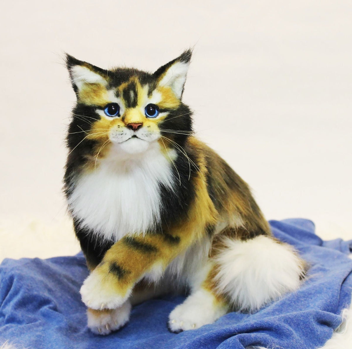 CALICO KITTEN Plush Kitty Toy Made to Order, 3D Realistic Cat Plushie, Stuffed Cat, Unique Plush Toy, Cuddle Toy, Stuffed Animals, Plushies