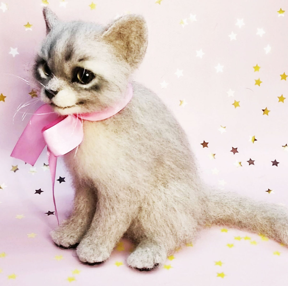 3D Felt Cat Doll