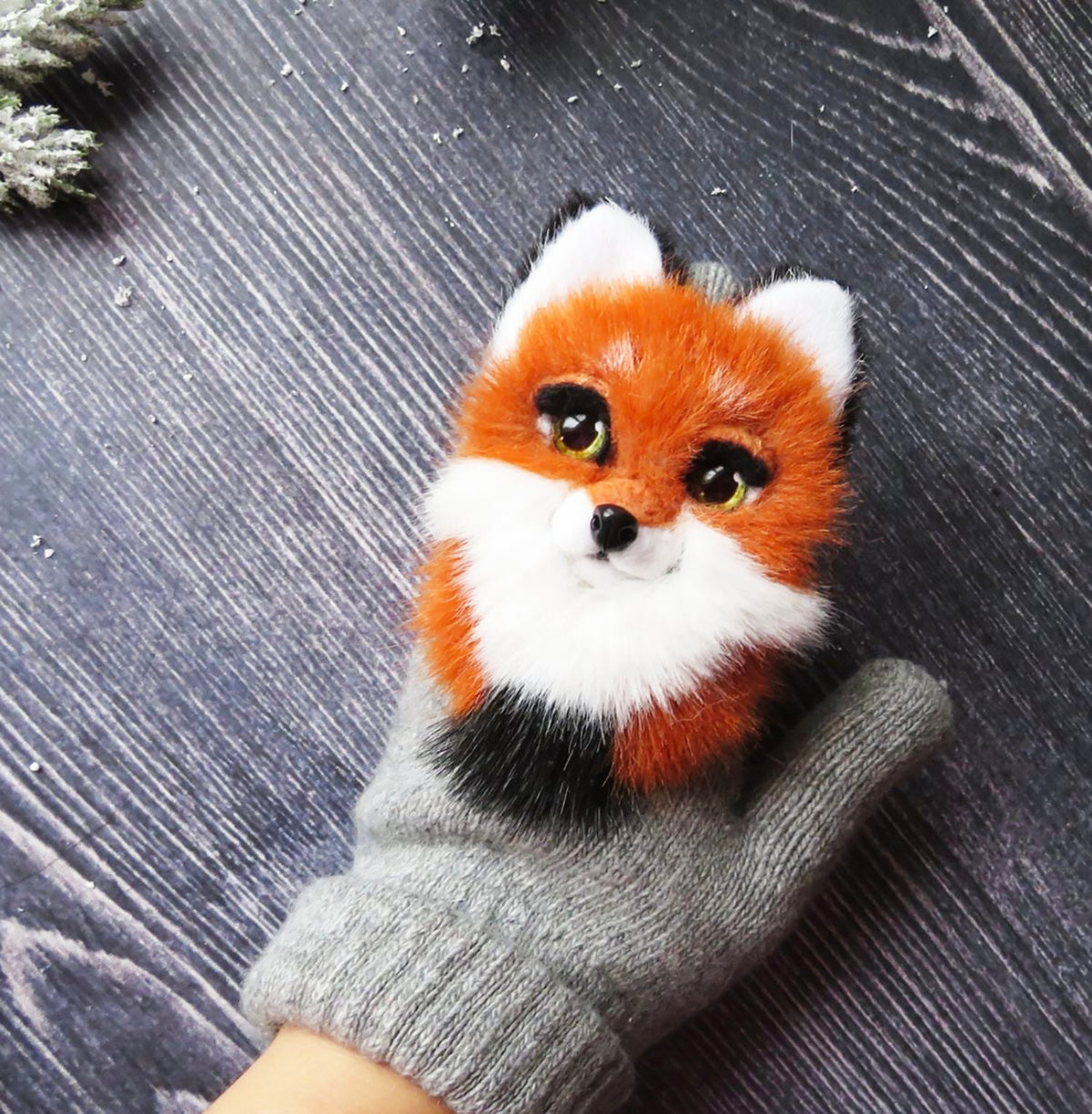 FOX MITTENS, Mittens with Foxes, Gloves for Women, Mittens Christmas, Mittens with Fox, Mittens with Animals, Fox Lovers Gifts, Fox Mittens