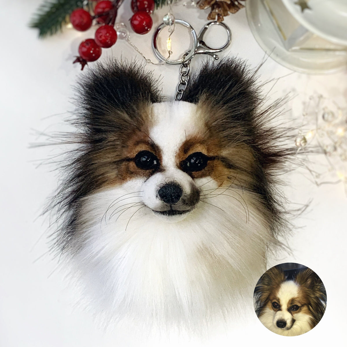 CUSTOM DOG KEY Chain Portrait from Photo, Dog Face Charm, Dog Portrait, Animal Mittens, Dog Face, Dog Lovers Gift, 3D Dog Portrait Chain