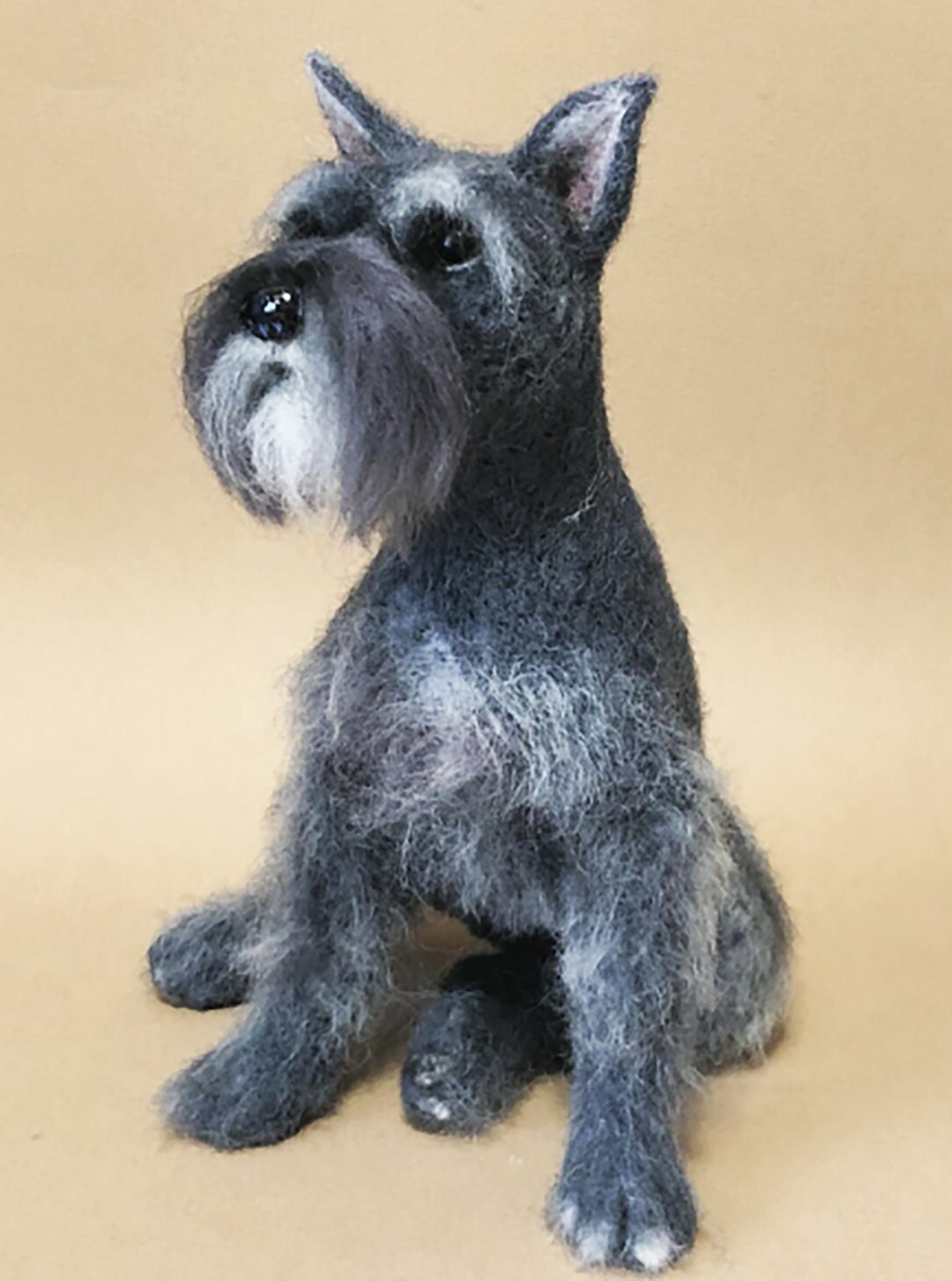 CUSTOM DOG from Photo, Felted Dog, Felt Toy Dog, Custom 3D Dog Statue, Pet Portrait, Dog Mom, Dog Sculpture, Dog Lovers Gift