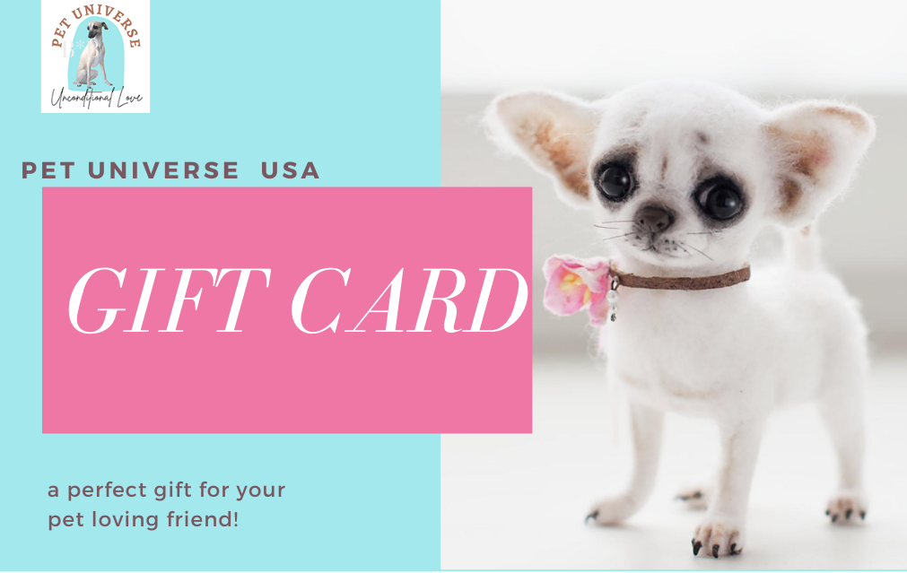 PET UNIVERSE USA 1 YEAR GIFT CARD